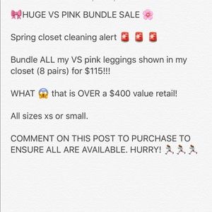 MASSIVE VS PINK BUNDLE SALE 🌸🎀🌸🎀